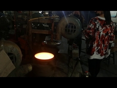 handmade centrifugal forming glass plates decorated for charger plates