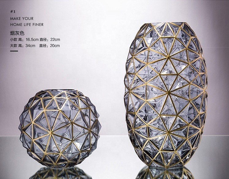 품질 결혼하기 위한 창조적 핸즈페인티드 장식적 유리 꽃병 공장