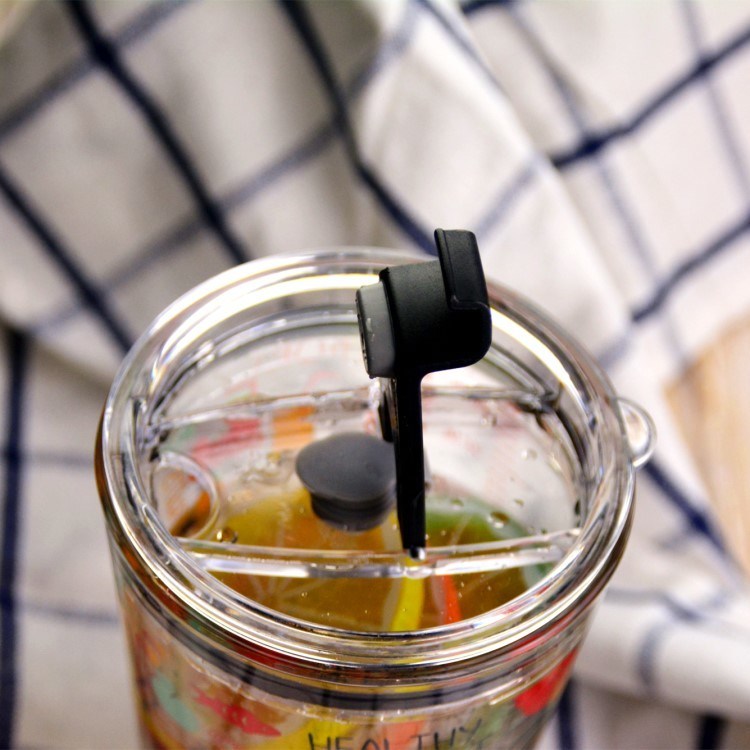 품질 Lid와 규산염 밀짚 칵테일 체조 선수와 훈장을 받은 파인트 아이스 티이 글라스 잔이 안경을 마십니다 공장