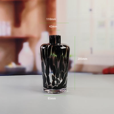 품질 Handmade Amber Glass Vase Modern Unique Vase for Table Centerpiece Decorative Flower Vases for Home Office Wedding(S size) 공장