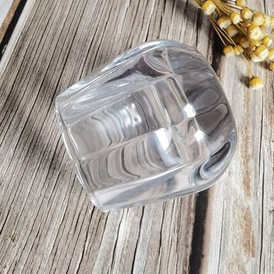 품질 호박은 티라이트를 위한 무늬 유리 양초 홀더들을 형성했습니다 공장