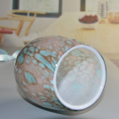 품질 터키 옥 단색 봉납하는 글라스 양초 홀더들 공장