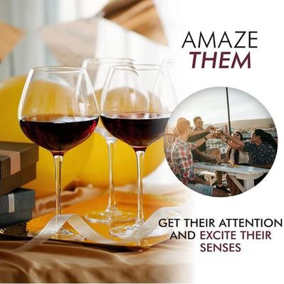 품질 마우스플라운 크기의 750ml 스티클 크리스탈 와인 글래스, 크리스탈 레드 와인 글래스 공장