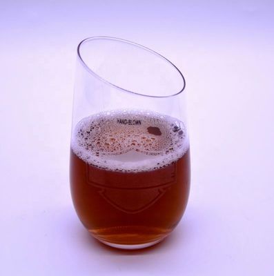 품질 각 상부와 비스듬한 비스듬한 에지 줄기 없는 크리스탈 포도주 잔 공장