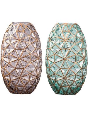 품질 결혼하기 위한 창조적 핸즈페인티드 장식적 유리 꽃병 공장