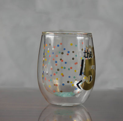 품질 높은 붕규산염 중벽 손으로 만드는 위스키 유리 공장