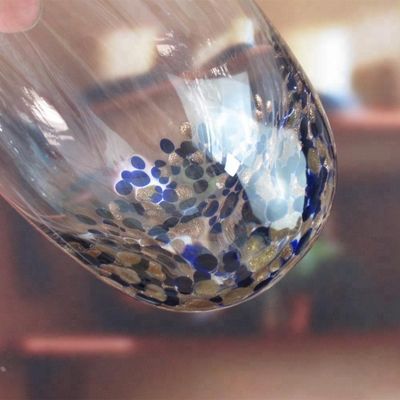 품질 금 돌 바닥 유리 SGS 300ml 수작업 위스키 유리 공장