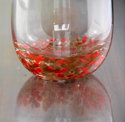 품질 금 돌 바닥 유리 SGS 300ml 수작업 위스키 유리 공장