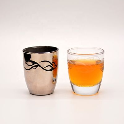 품질 브랜드 전사지 로고와 백금 50 밀리람베르트 유일한 샷 유리 공장