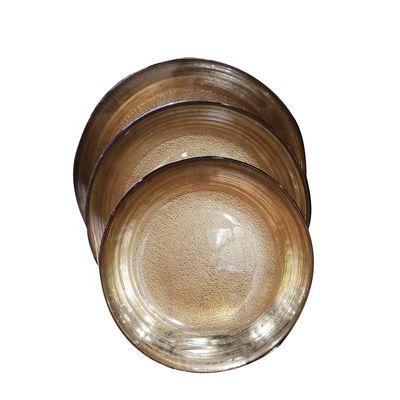 품질 금색 디저트 유리 충전판, 장식용 충전판 결혼식용 공장