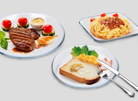 품질 열에 저항하는 보로실리케이트 둥근 충전판 마이크로 웨이브 공장