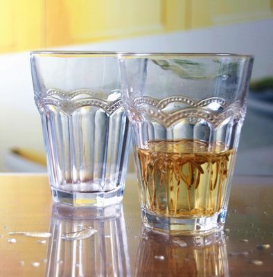 품질 줄기 없는 엠브로스 다중 탕젠트 10 온스 유리 텀블러 공장