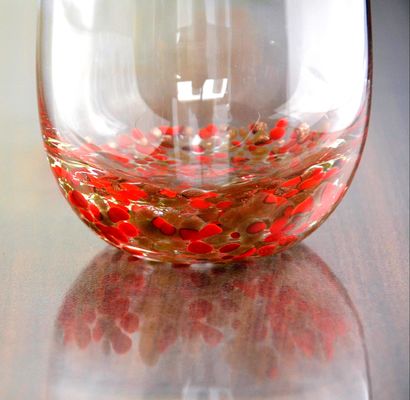 품질 레드 스타들은 안경을 마시는 창조적 자갈 체조 선수를 입각했습니다 공장