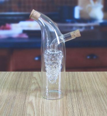 품질 오일을 위한 Lid와 이중 레이어 포도 모양 글라스 양철통 공장