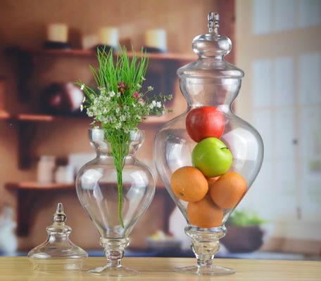 품질 뚜?? 이 있는 새 손잡이 유리 용기 공장