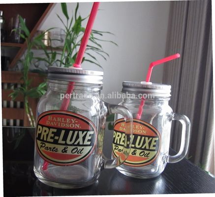 품질 부엌을 위한 색 다이아몬드 폰트 핸즈페인티드 유리용기 공장