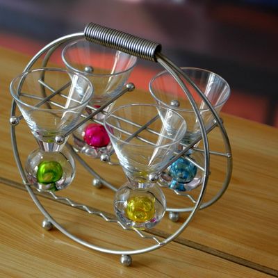 품질 손은 6개 색깔 볼밑 유일한 슛 유리 세트를 만들었습니다 공장