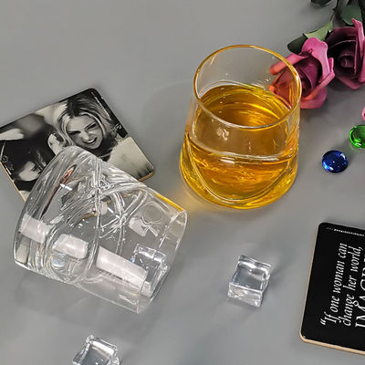 품질 상감 세공하는 아크 디자인 손으로 만드는 위스키 잔 공장