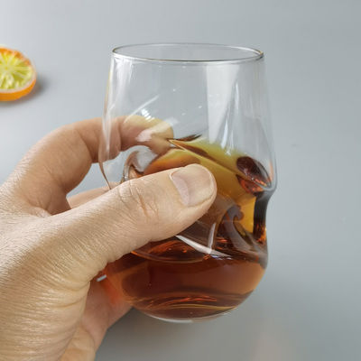 품질 회전형 크리스탈 레드 와인 글래스 250ml 스팀리스 공장