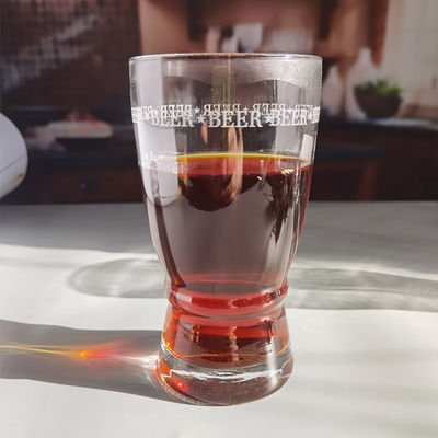 품질 크리에이티브 큰 입 술집 크래프트 맥주 글래스 서클 로고 장식 공장