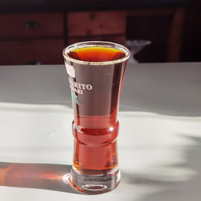 품질 색깔 로고로 Handblown 하이볼 마시는 칵테일 수정같은 유리 공장